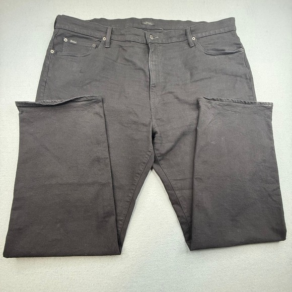Polo Ralph Lauren Other - Polo Ralph Lauren Hampton Relaxed Straight Jeans Mens 46x32 Black Denim Pants